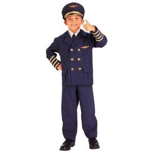 NEW Dress Up America Toddler Kids 3/4 Aviator Costume